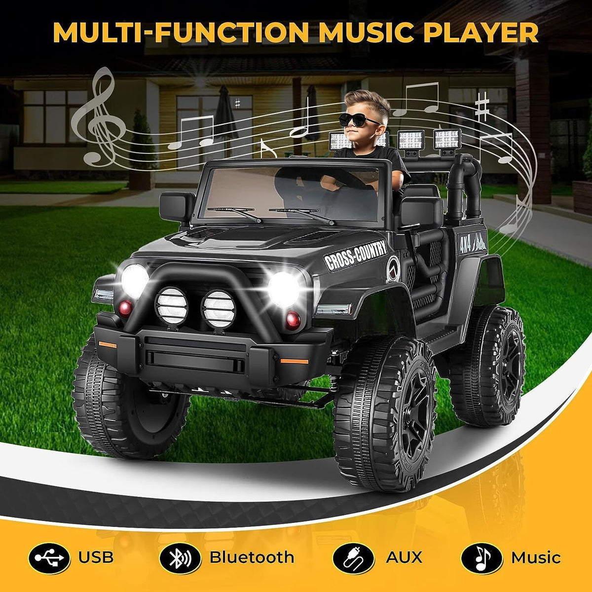 Remote Controlled Lamborghini Electric Car for Kids - 24/12V Ride On Toy Truck