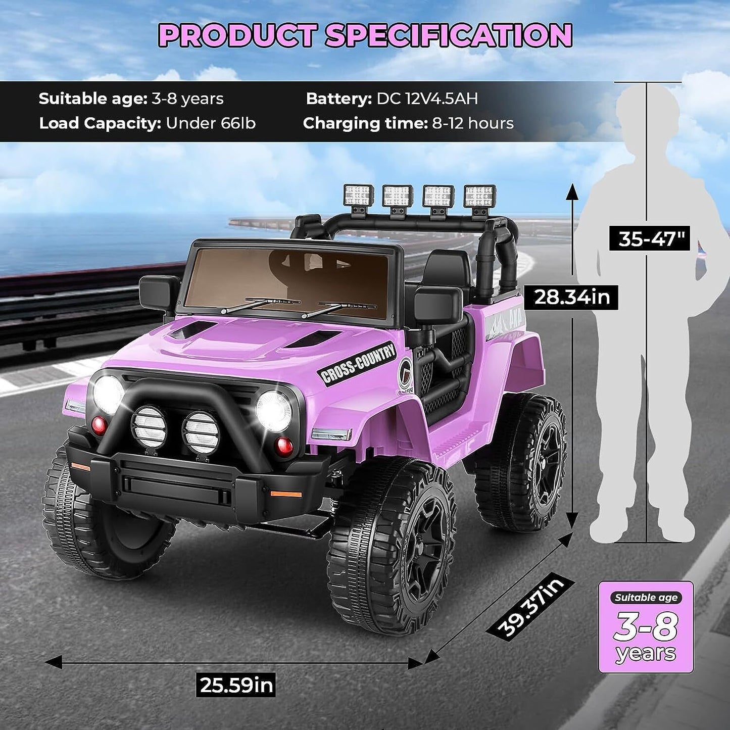 Remote Controlled Lamborghini Electric Car for Kids - 24/12V Ride On Toy Truck