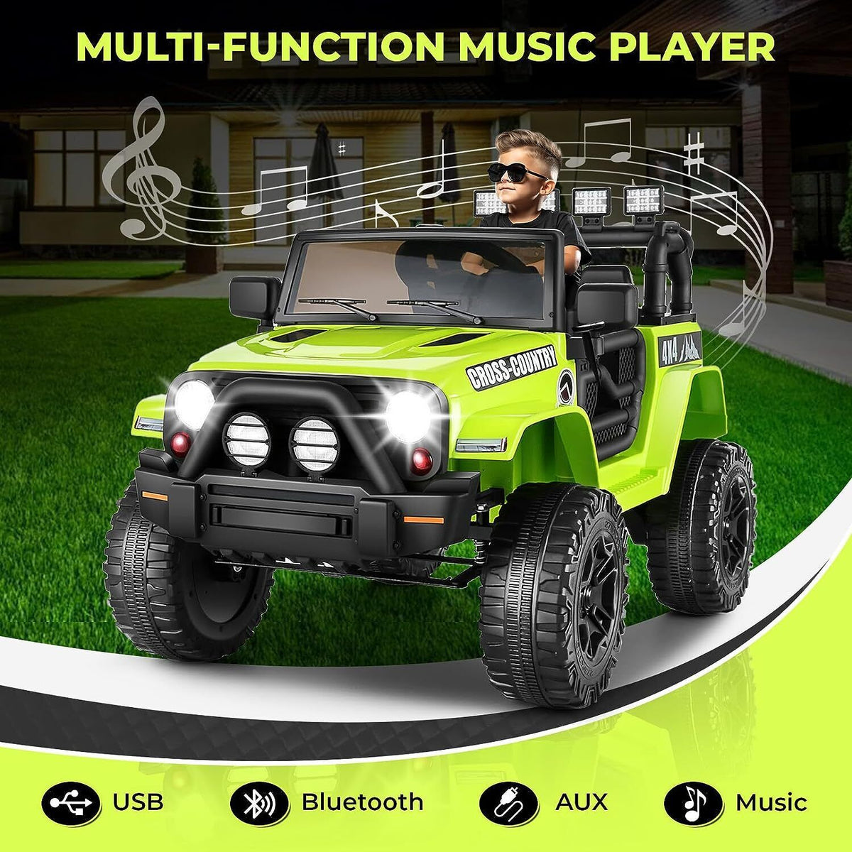 Remote Controlled Lamborghini Electric Car for Kids - 24/12V Ride On Toy Truck