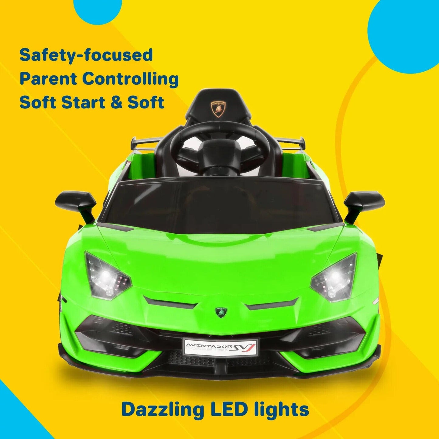 Remote Controlled Lamborghini Electric Car for Kids - 24/12V Ride On Toy Truck