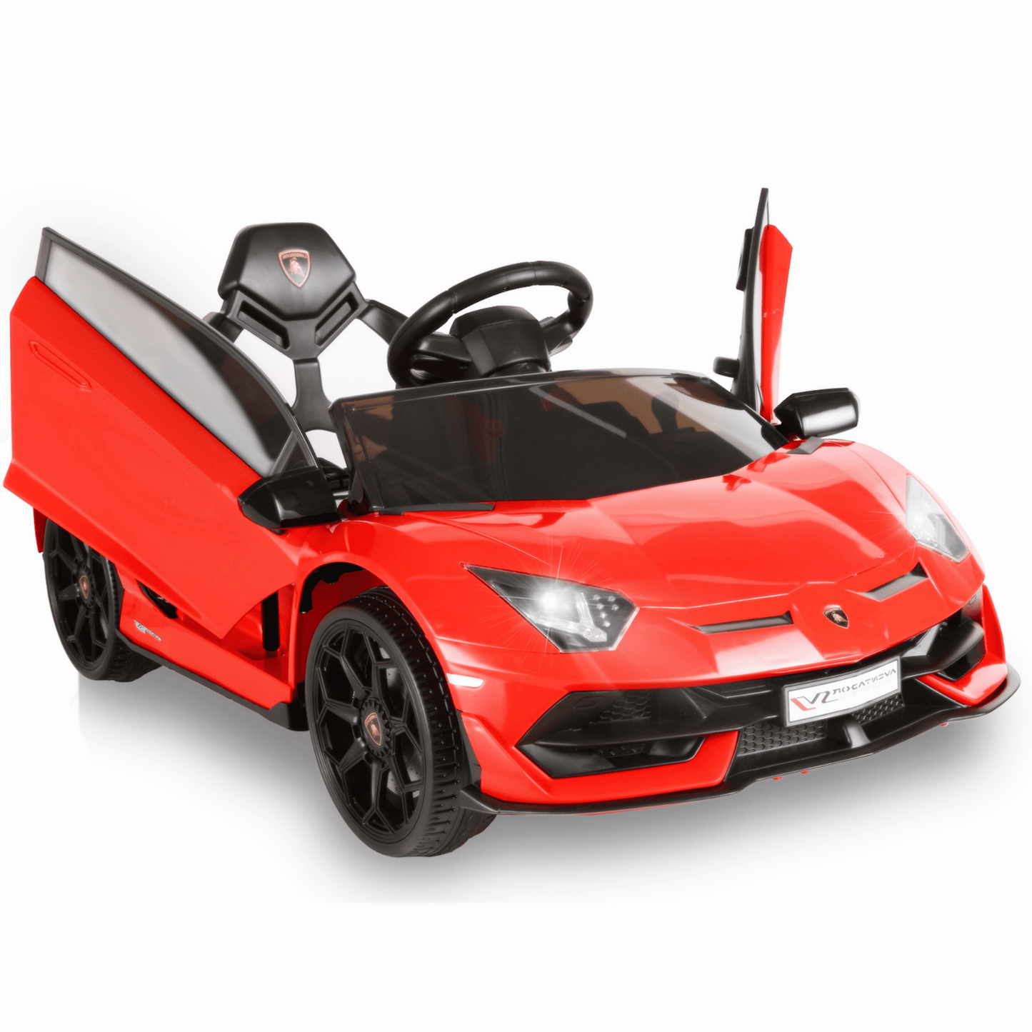 Kids Ride On Jeep Truck with Remote Control, MP3 Player, LED Lights, and 3 Speed Options - Perfect Gift for Children (24V/12V)