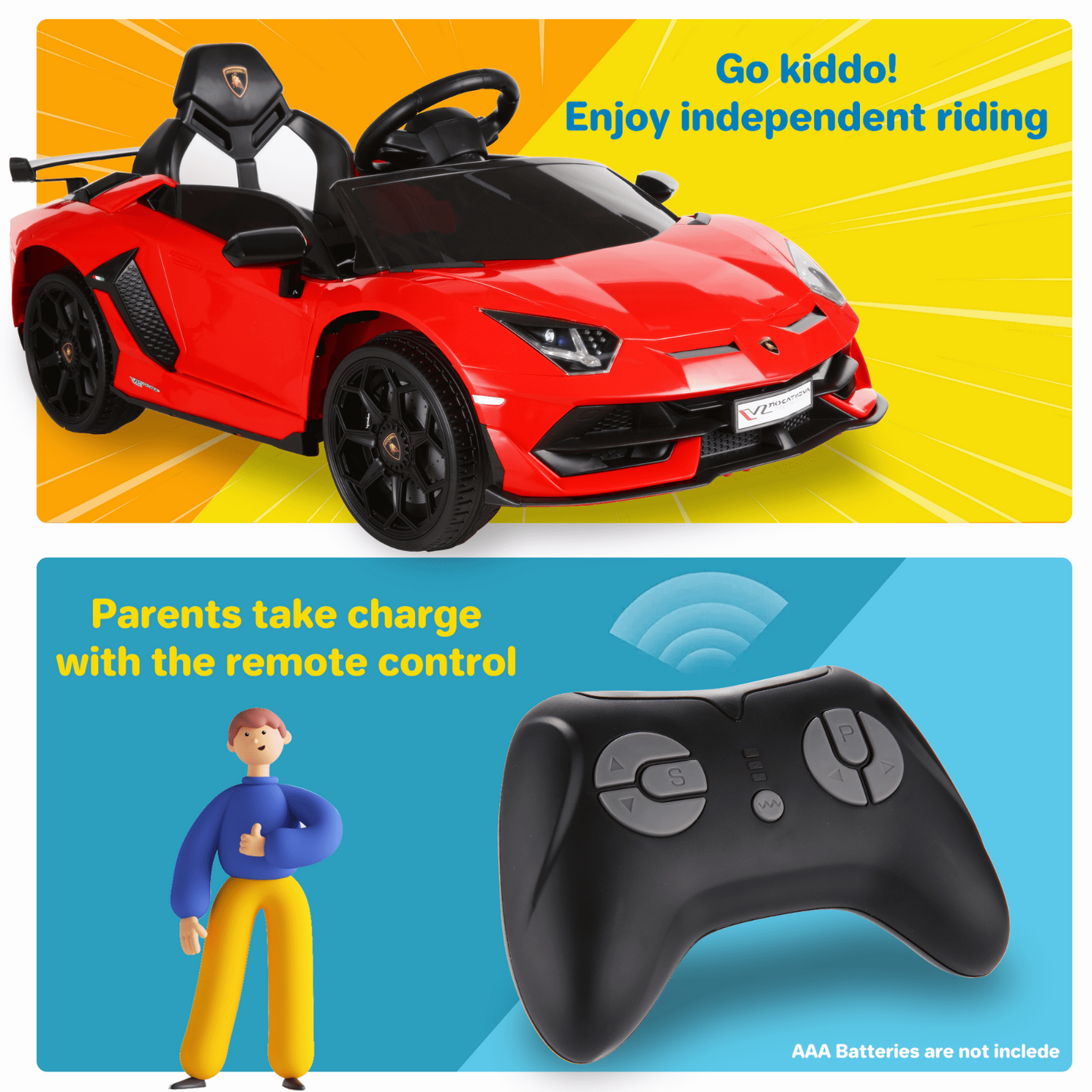 Kids Ride On Jeep Truck with Remote Control, MP3 Player, LED Lights, and 3 Speed Options - Perfect Gift for Children (24V/12V)