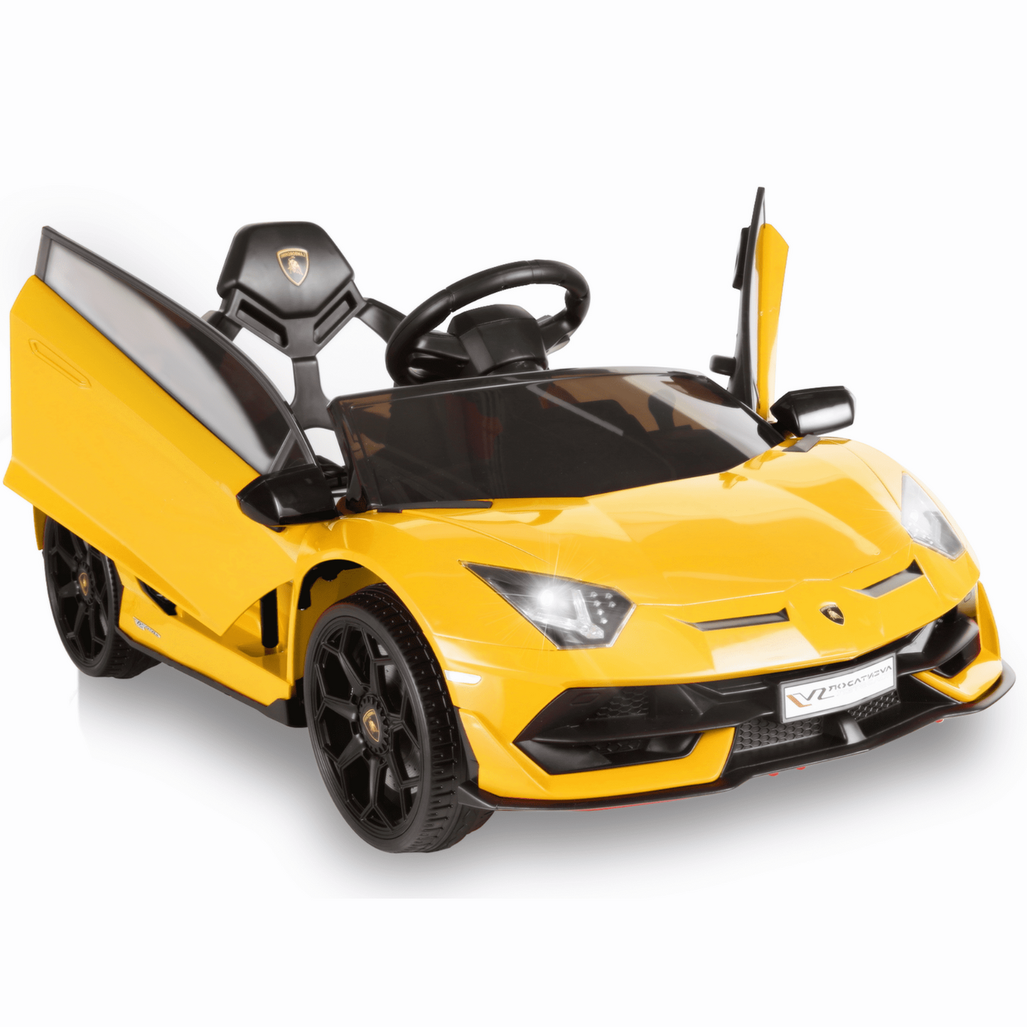 Kids Ride On Jeep Truck with Remote Control, MP3 Player, LED Lights, and 3 Speed Options - Perfect Gift for Children (24V/12V)