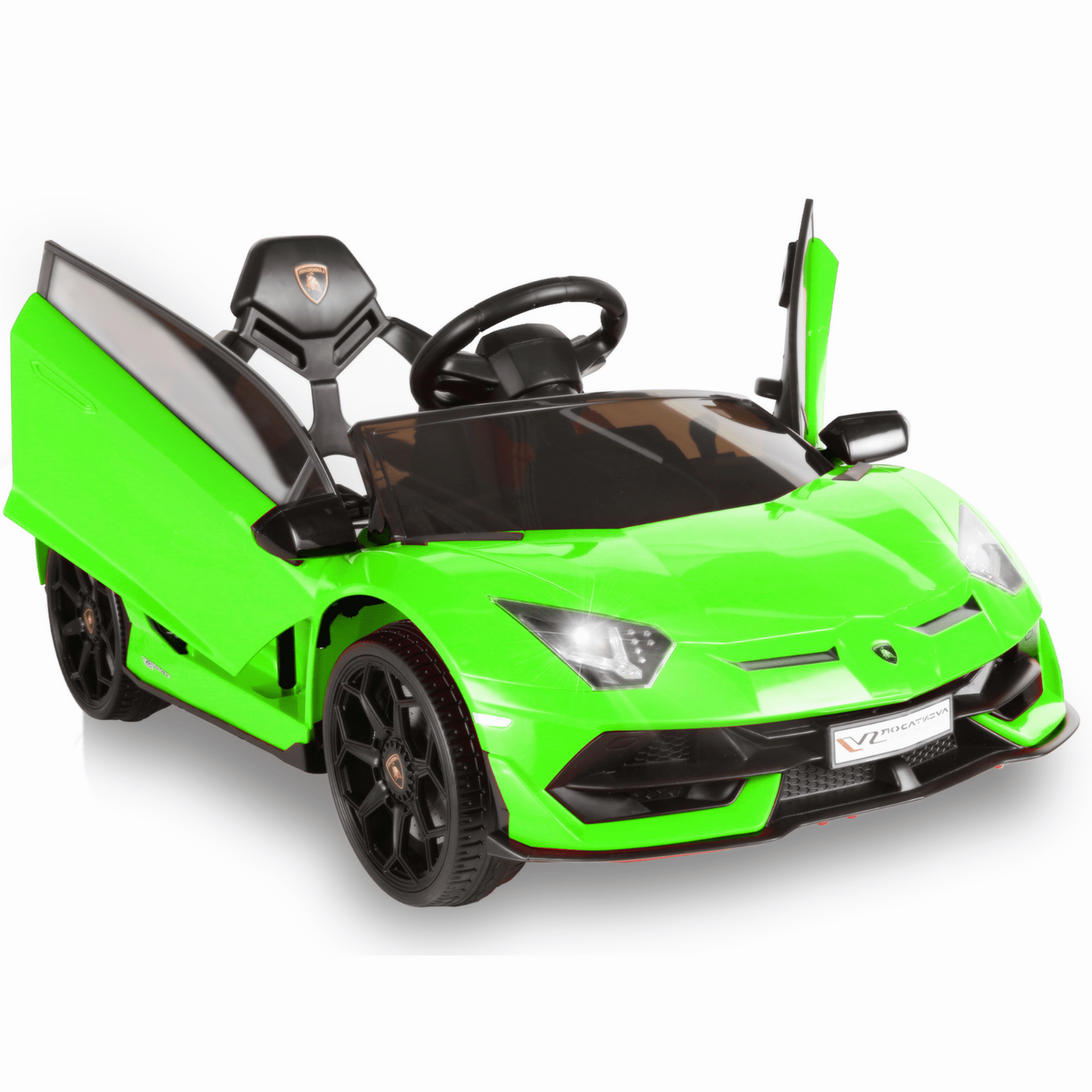 Kids Ride On Jeep Truck with Remote Control, MP3 Player, LED Lights, and 3 Speed Options - Perfect Gift for Children (24V/12V)