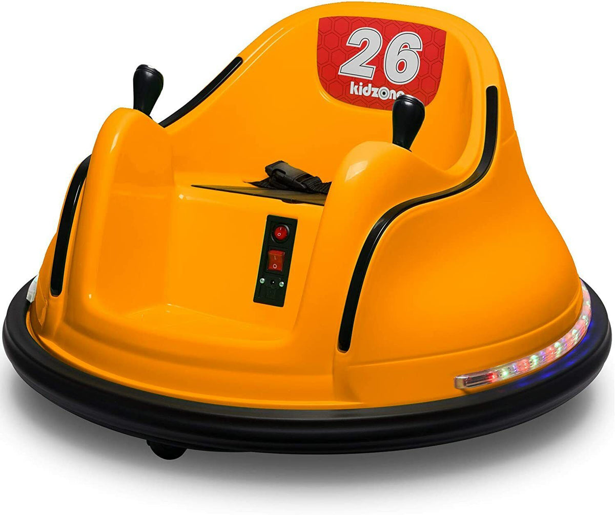 Electric Ride-On Bumper Car for Kids - 5 Vibrant Colors, Remote Control, and Lights Included