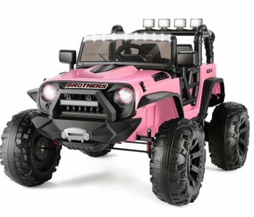 Electric Ride-On Car for Kids Ages 3-8: ATV Truck with 12V/24V Power Wheels