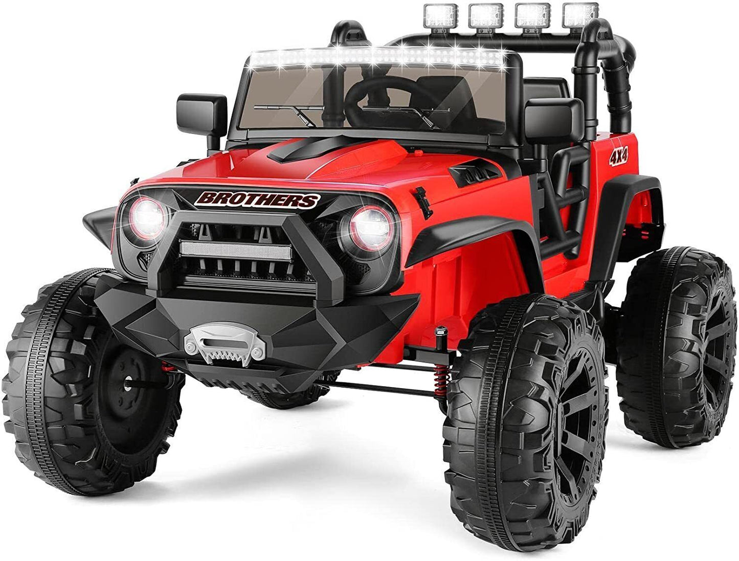Electric Ride-On Car for Kids Ages 3-8: ATV Truck with 12V/24V Power Wheels