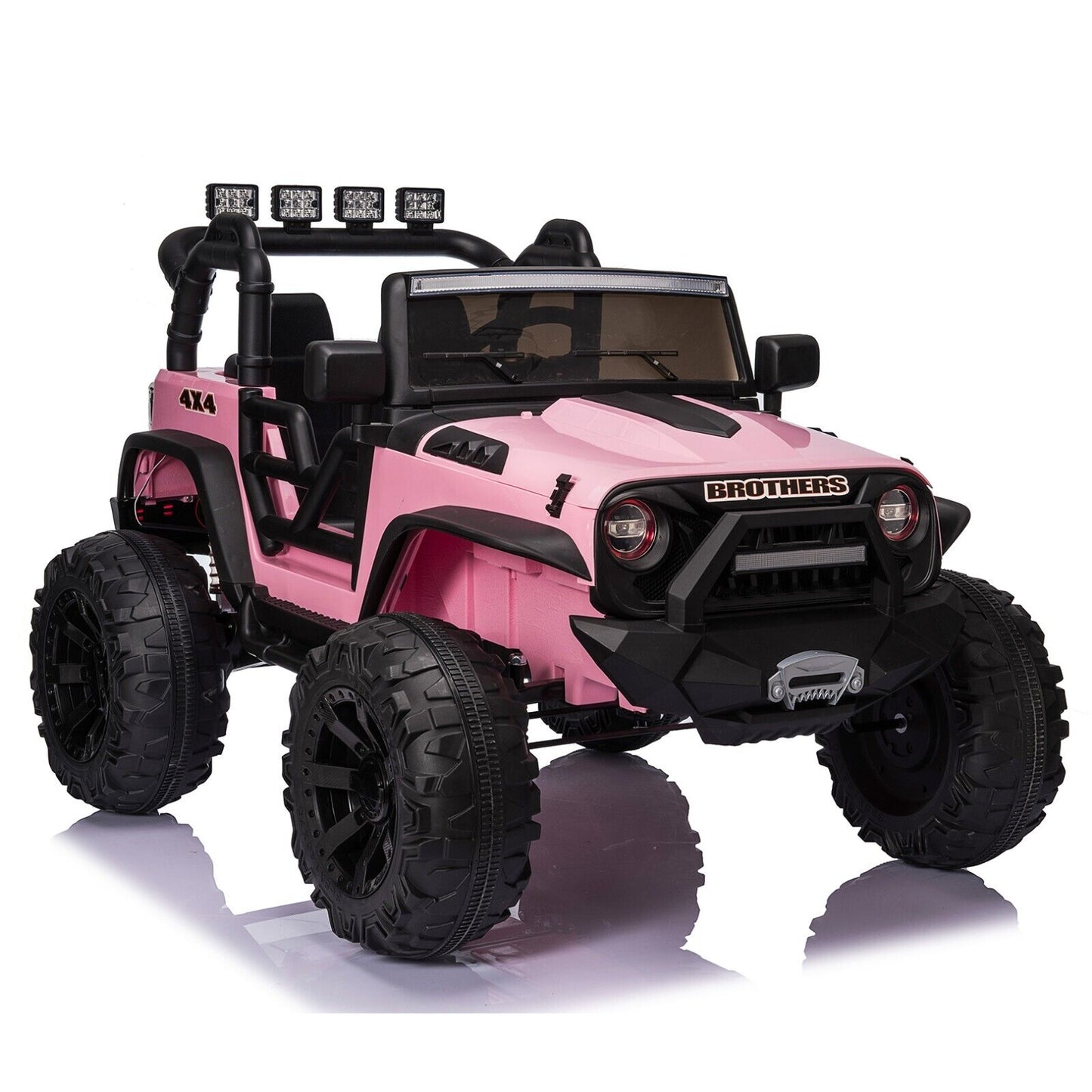 PINK Kids 24V Ride On Car Truck with Remote Control and 400W Electric Power