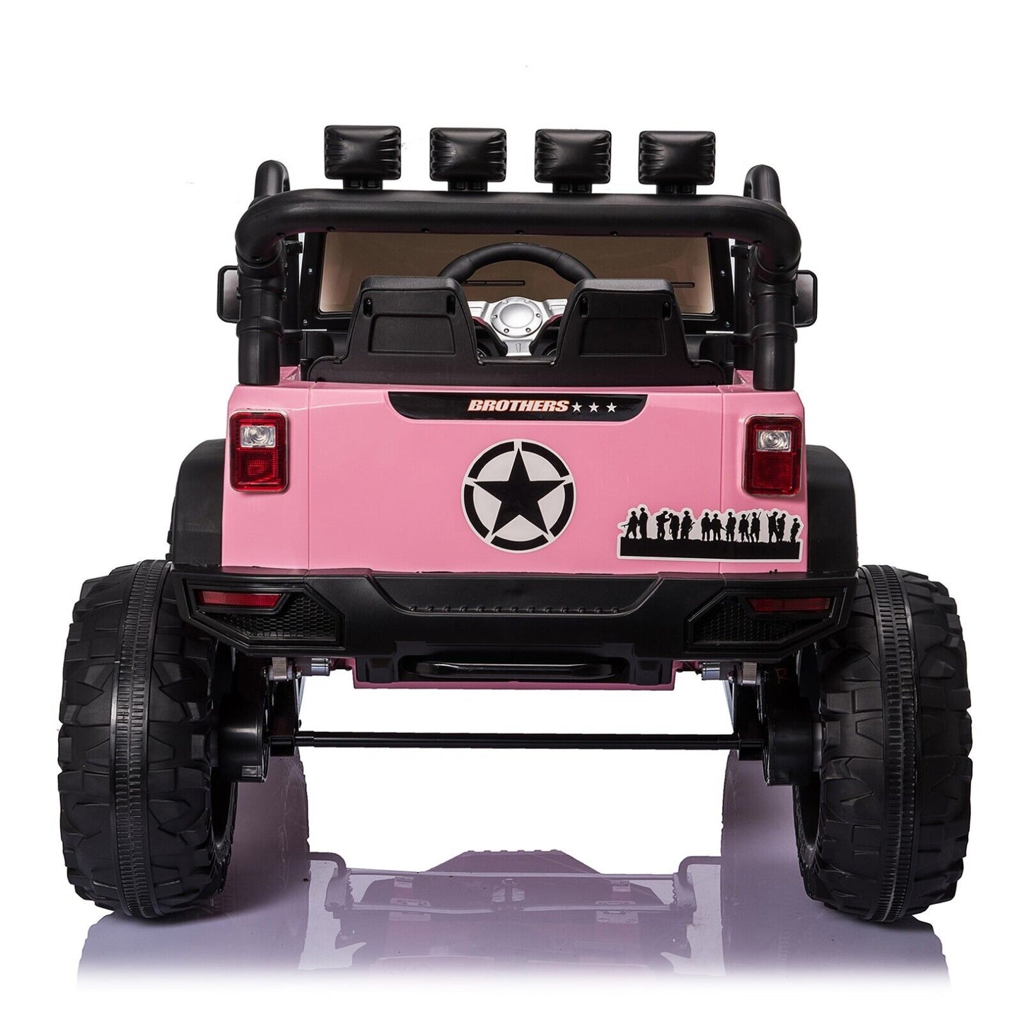 PINK Kids 24V Ride On Car Toy Truck with Parent Remote Control and Electric Power