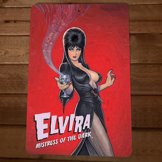 Elvira Mistress of the Dark 8x12 Metal Wall Sign Horror Movie Poster