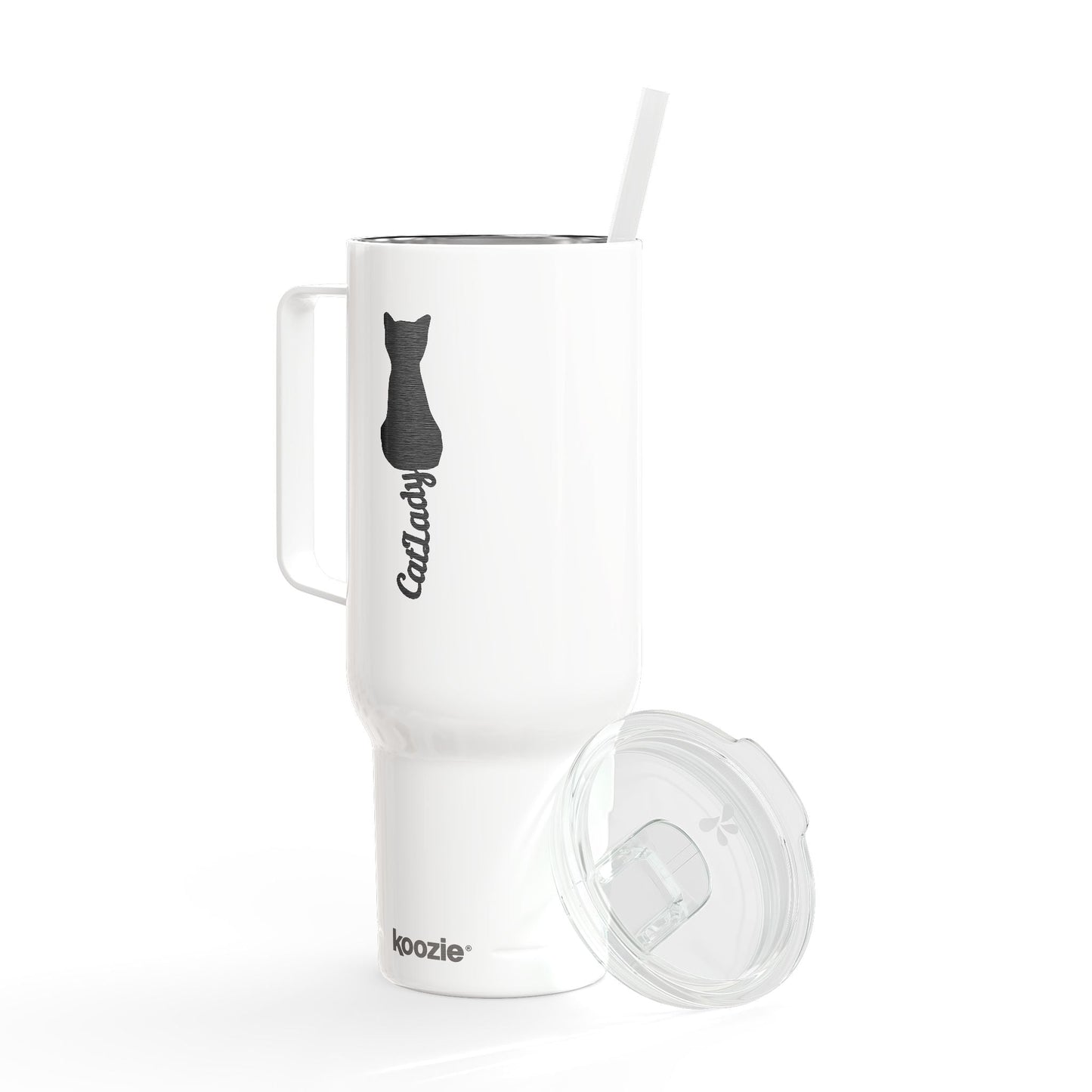 Engraved Cat Lover Travel Mug - 40oz Gift for Cat Enthusiasts