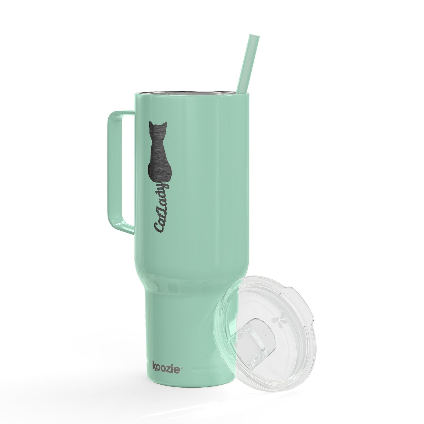 Engraved Cat Lover Travel Mug - 40oz Gift for Cat Enthusiasts