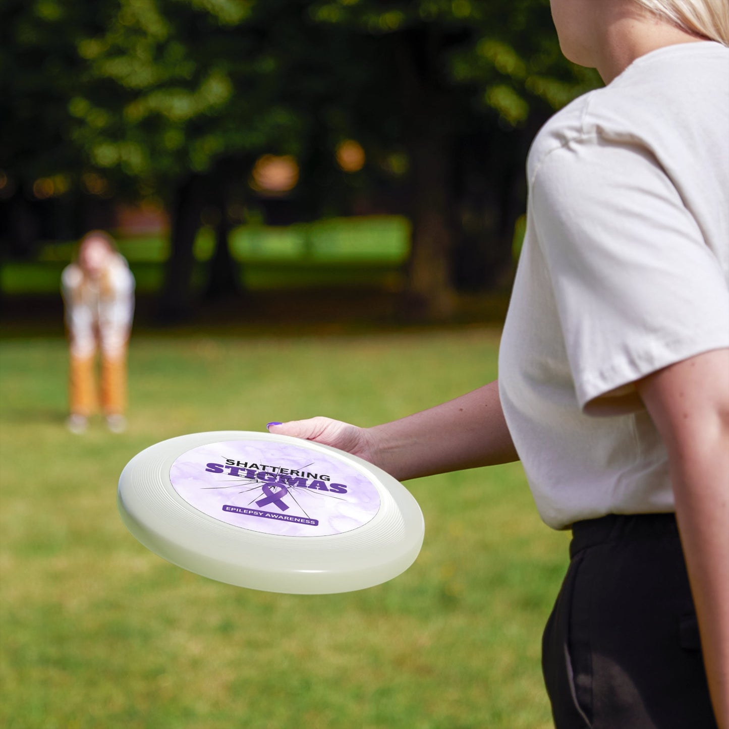 Epilepsy Awareness Flying Disc - Stigmas Design