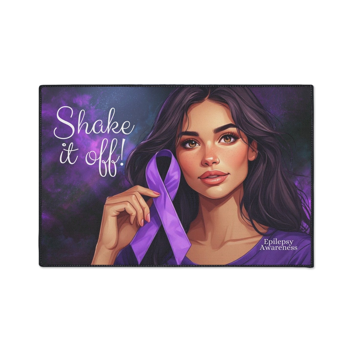 Epilepsy Awareness Shake It Off Heavy Duty Floormat