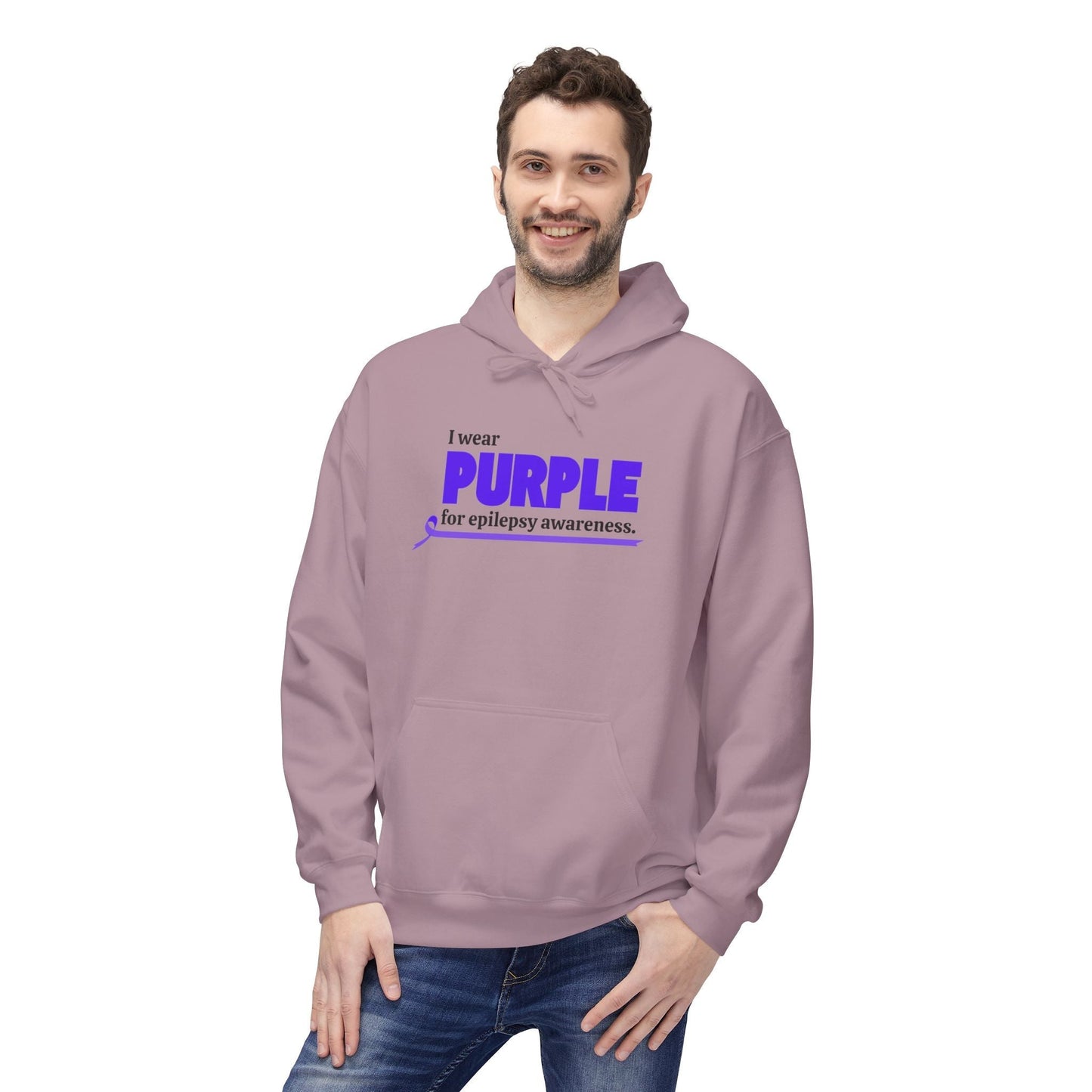 Wear Purple for Awareness Fleece Hoodie