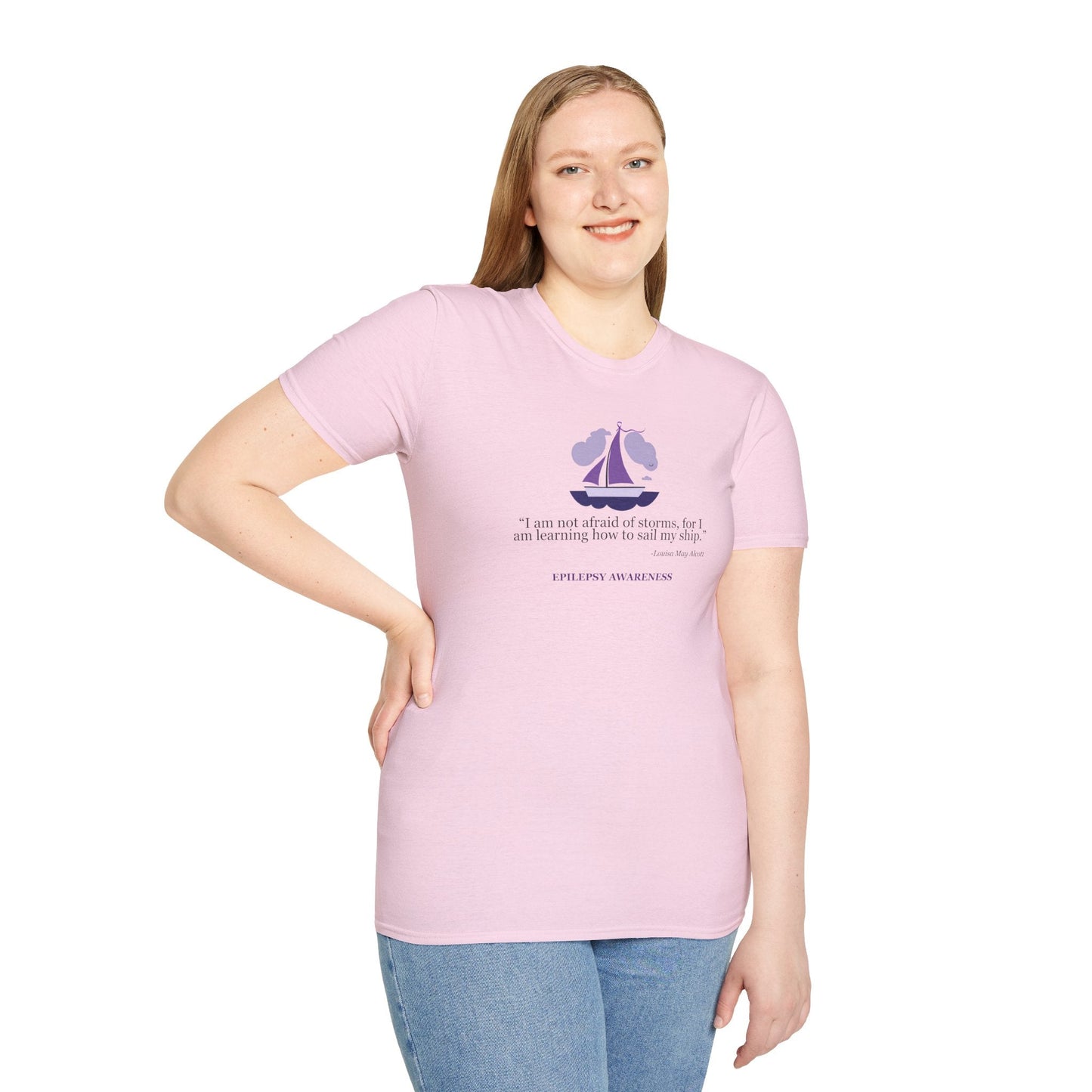 Epilepsy Awareness Quote T-Shirt - Unisex Softstyle Tee for Every Advocate
