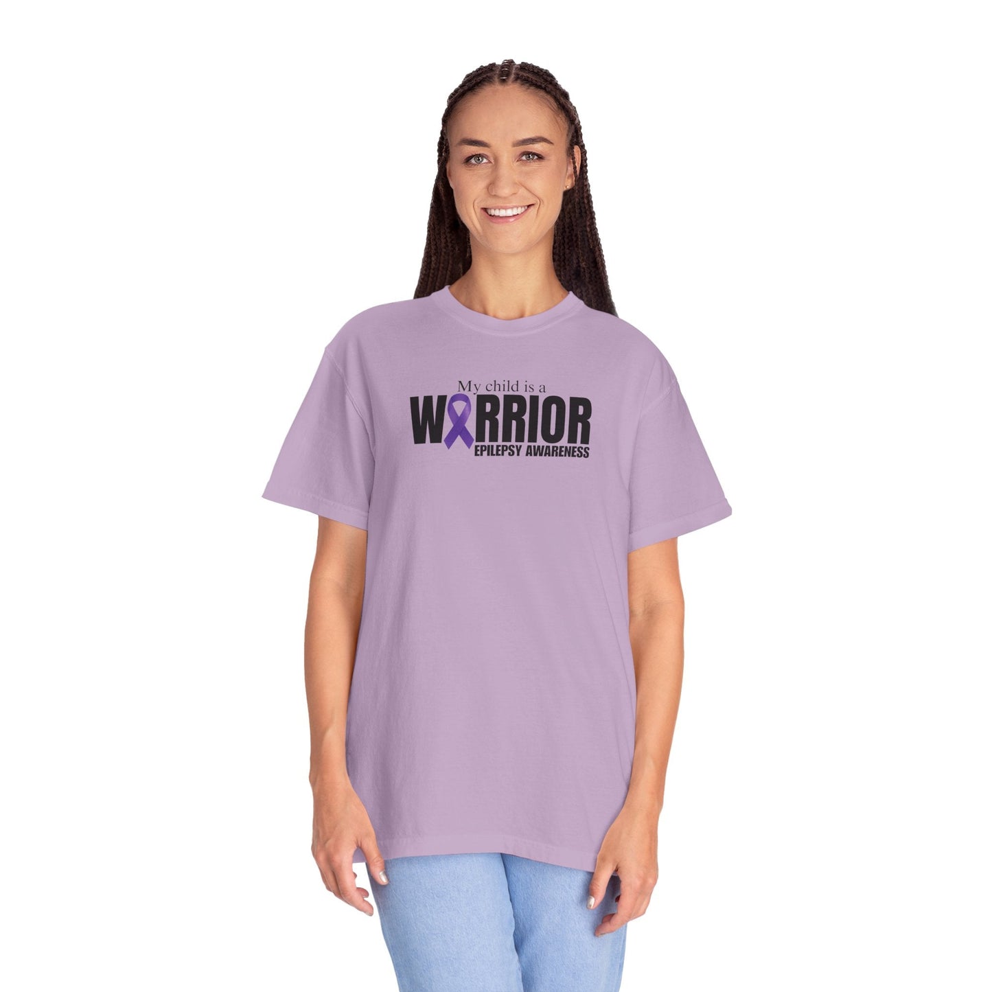 Epilepsy Awareness Warrior T-Shirt - My Child is Warrior Epilepsy Awareness