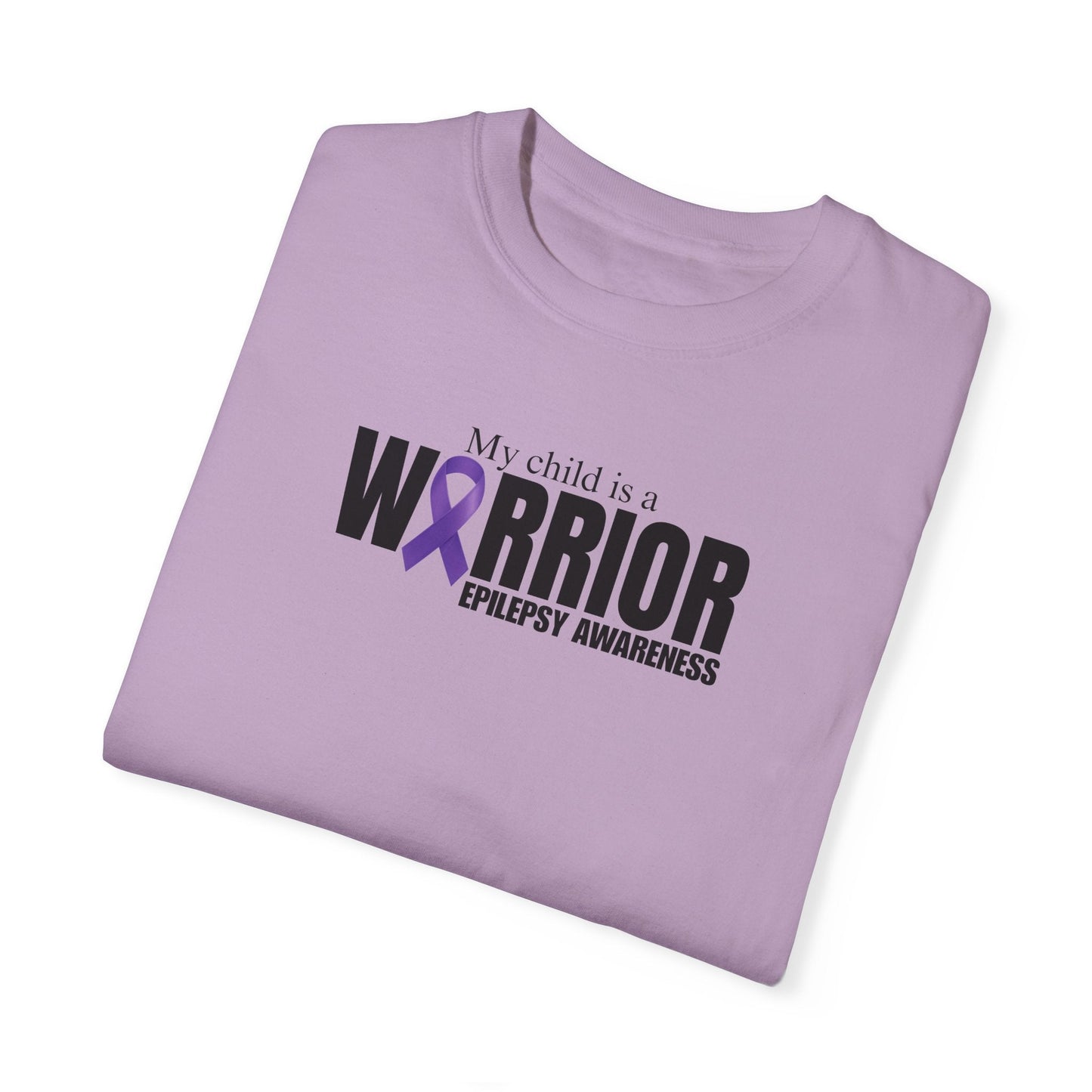 Epilepsy Awareness Warrior T-Shirt - My Child is Warrior Epilepsy Awareness
