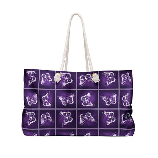 Epilepsy Butterfly Weekender Bag