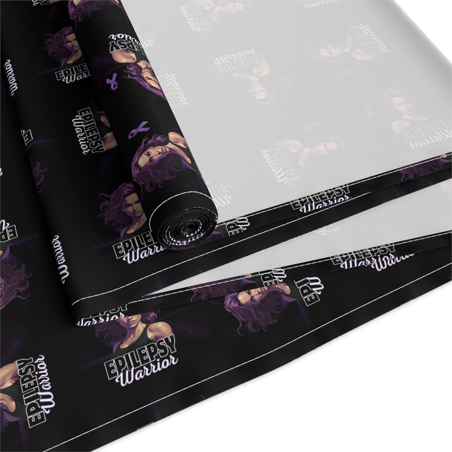 Epilepsy Warrior Woman Table Runner