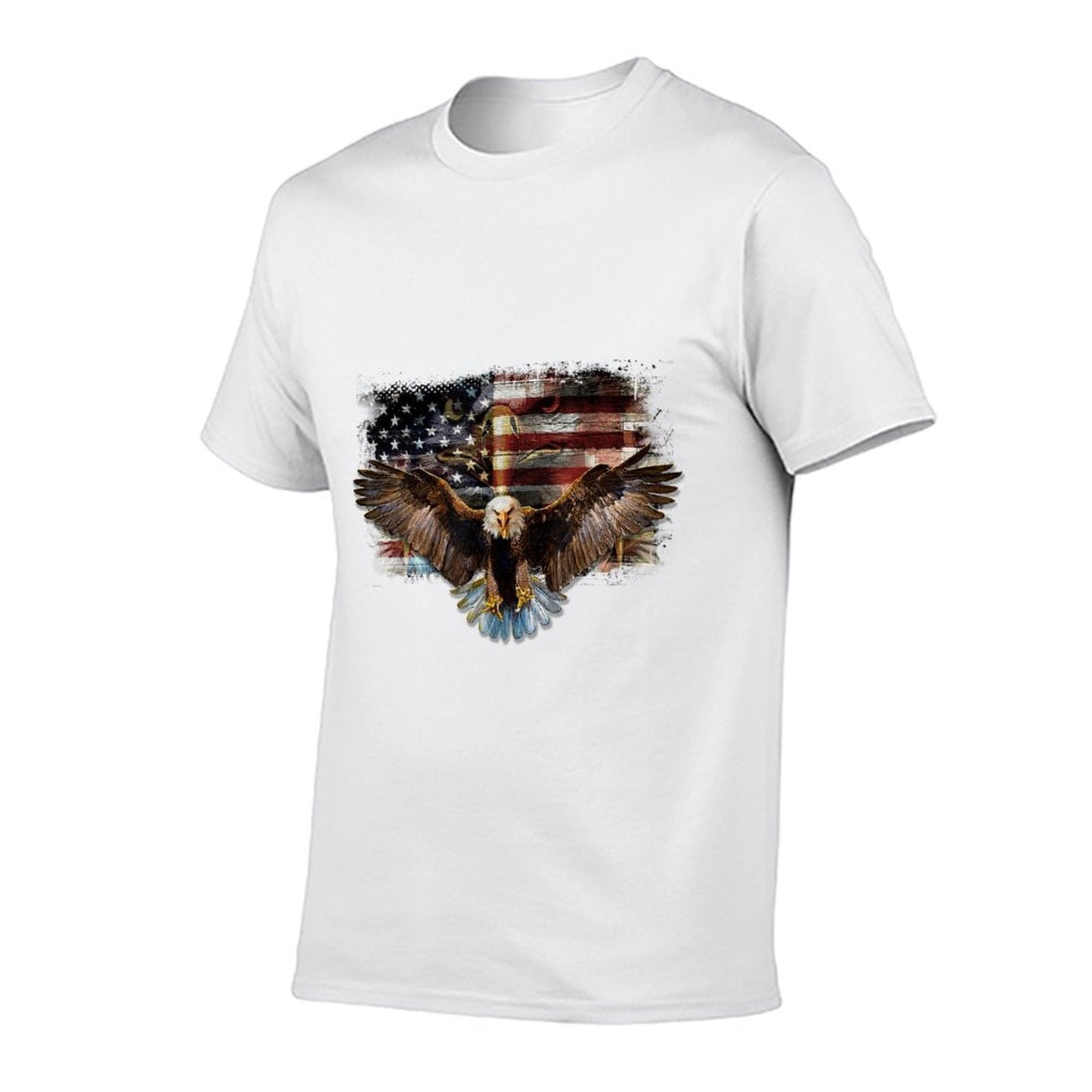 Bald Eagle 4th of July American USA Eagle Patriotic  Slim-fit Cut T-Shirt