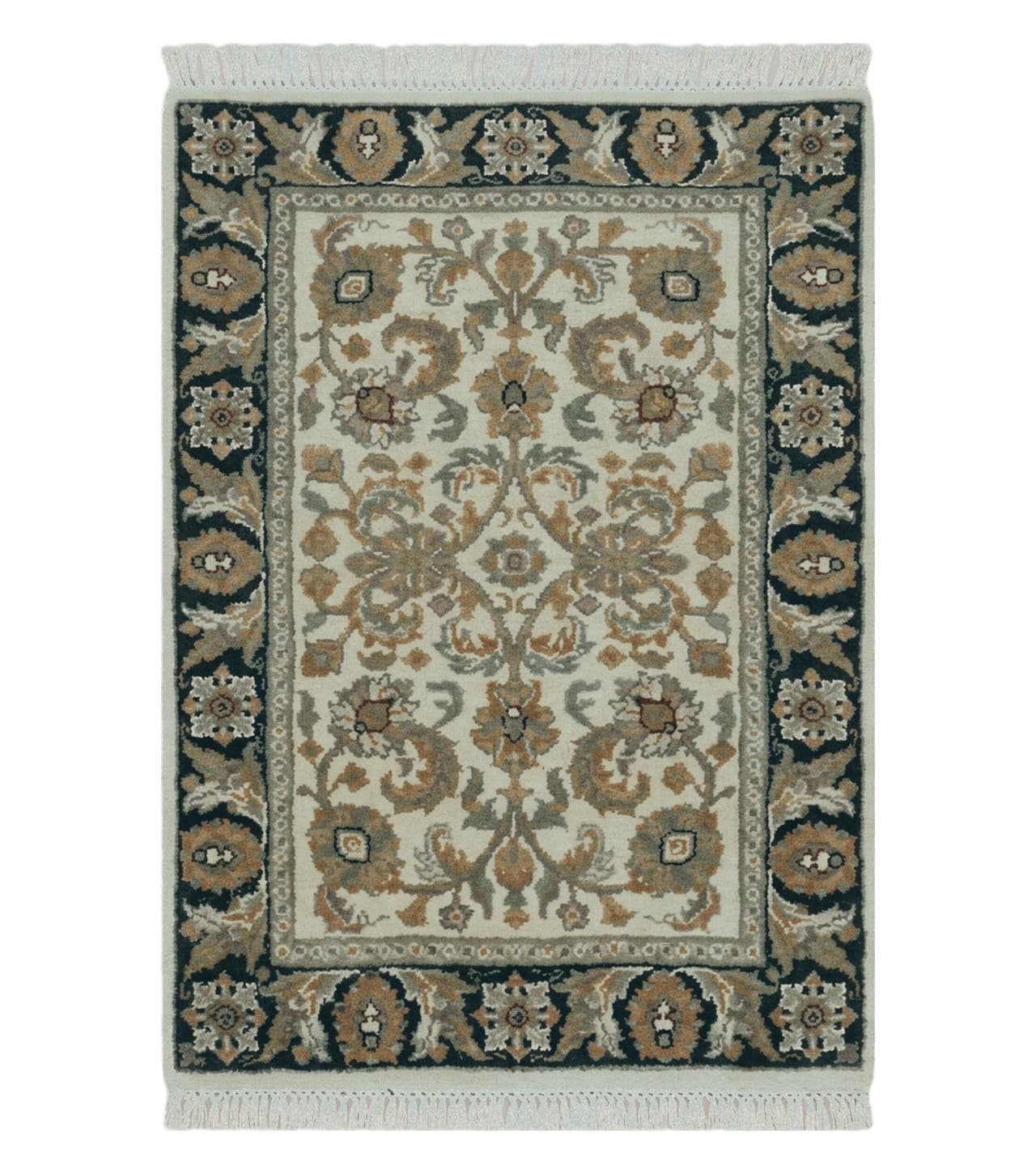 2' X 3' Handmade Indian Wool Rug Carpet Nice