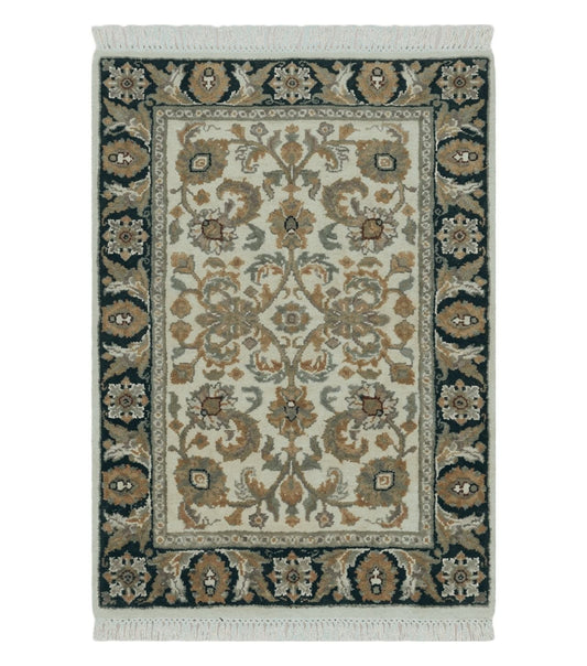 2' X 3' Handmade Indian Wool Rug Carpet Nice
