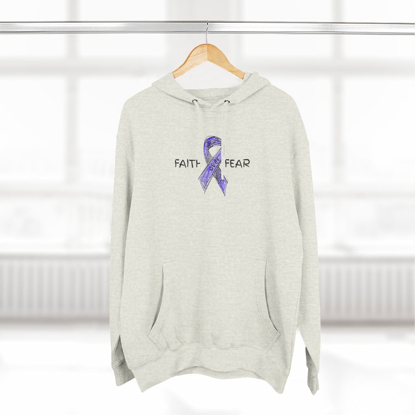 Faith Over Fear Epilepsy Awareness Hoodie