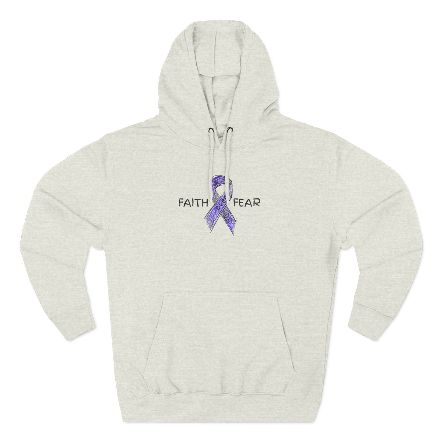 Faith Over Fear Epilepsy Awareness Hoodie