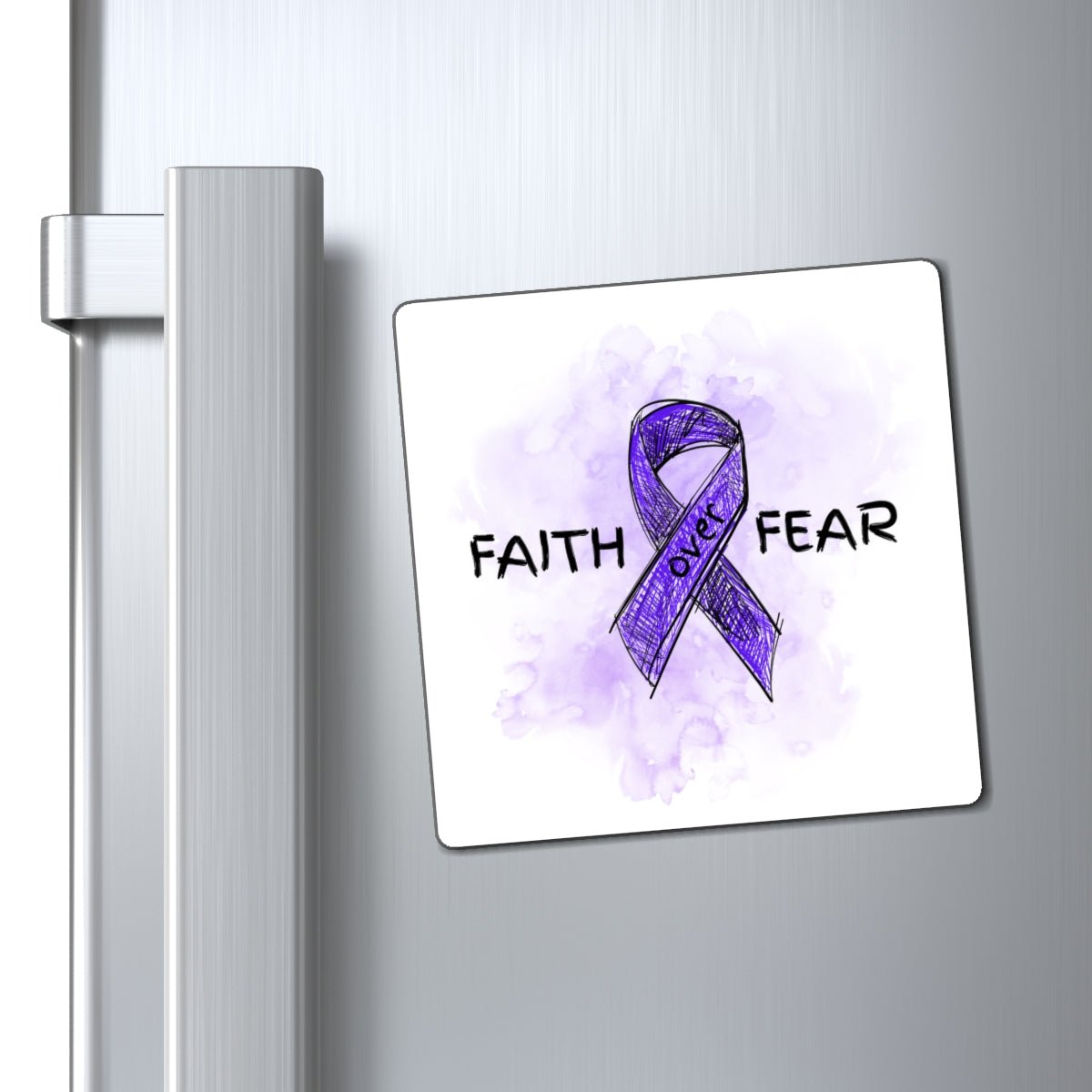 Faith Over Fear Epilepsy Awareness Magnet
