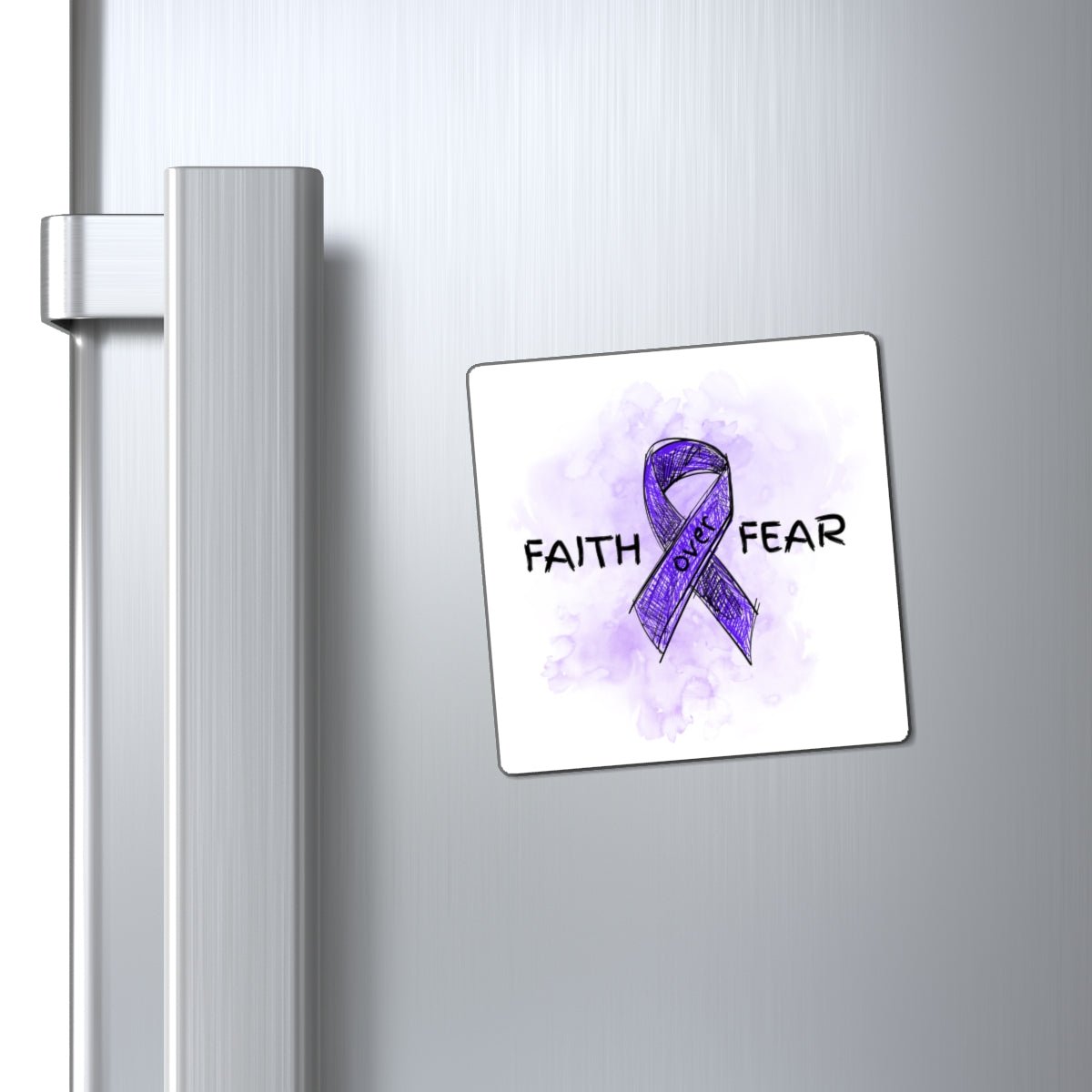 Faith Over Fear Epilepsy Awareness Magnet
