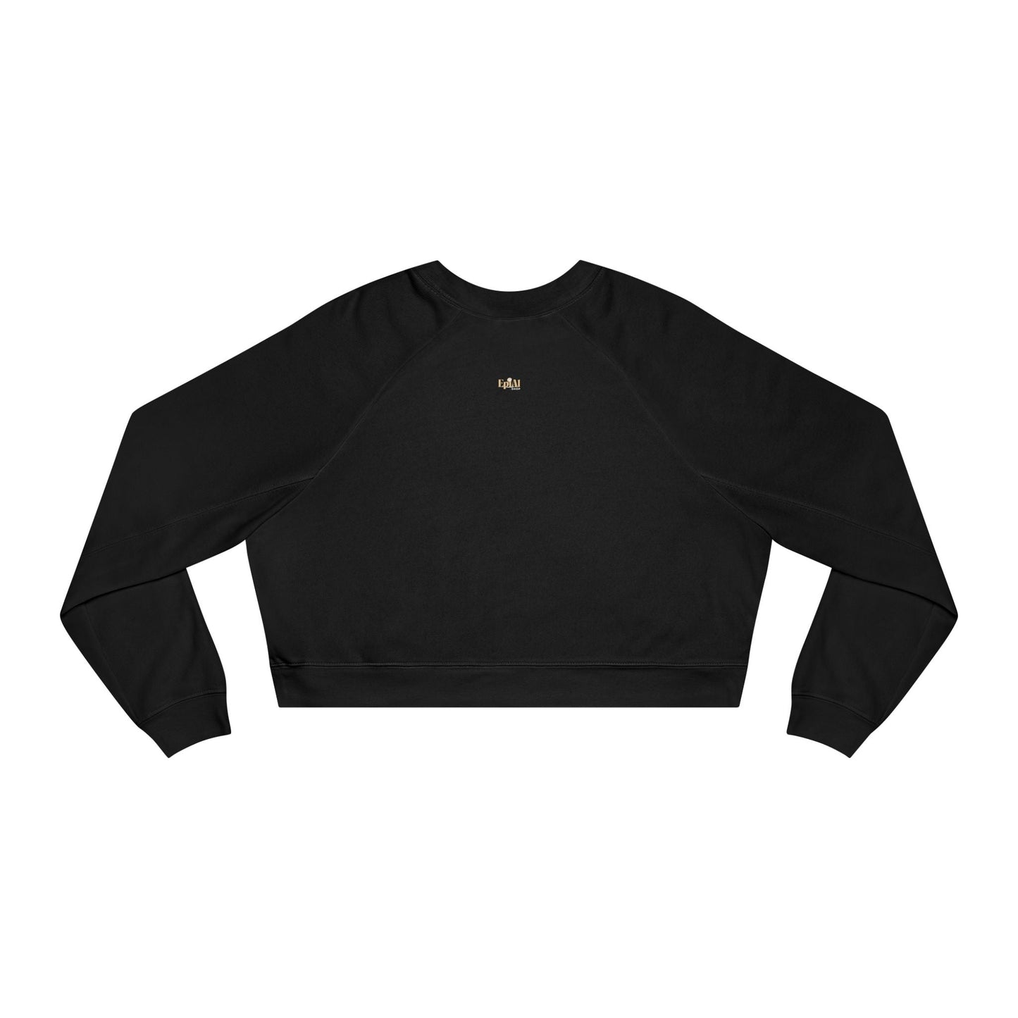 Fall Cat Lady Cropped Pullover Sweatshirt for Cozy Autumn Vibes