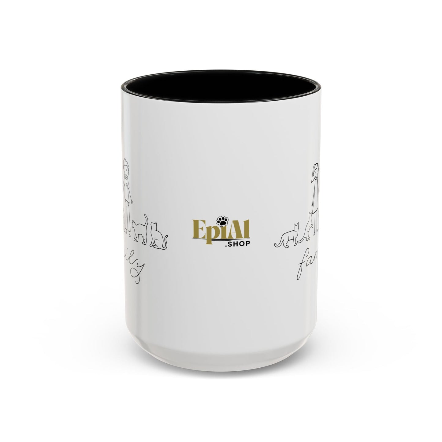 Family First Accent Coffee Mug