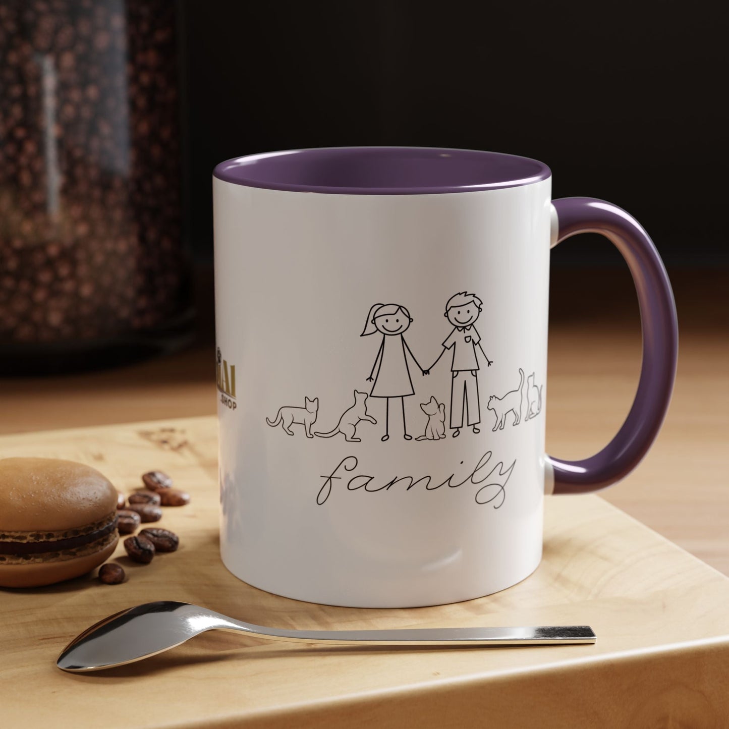 Family First Accent Coffee Mug