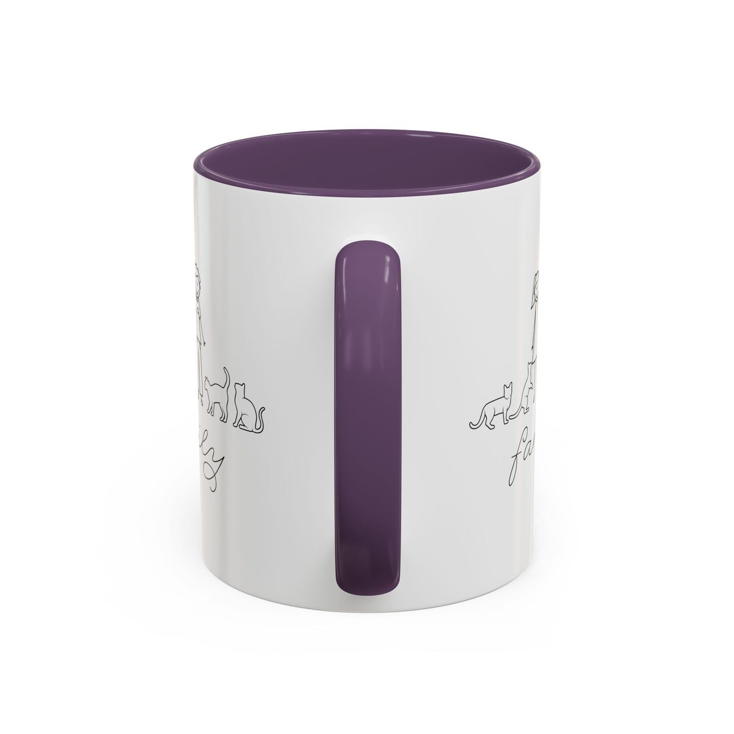 Family First Accent Coffee Mug