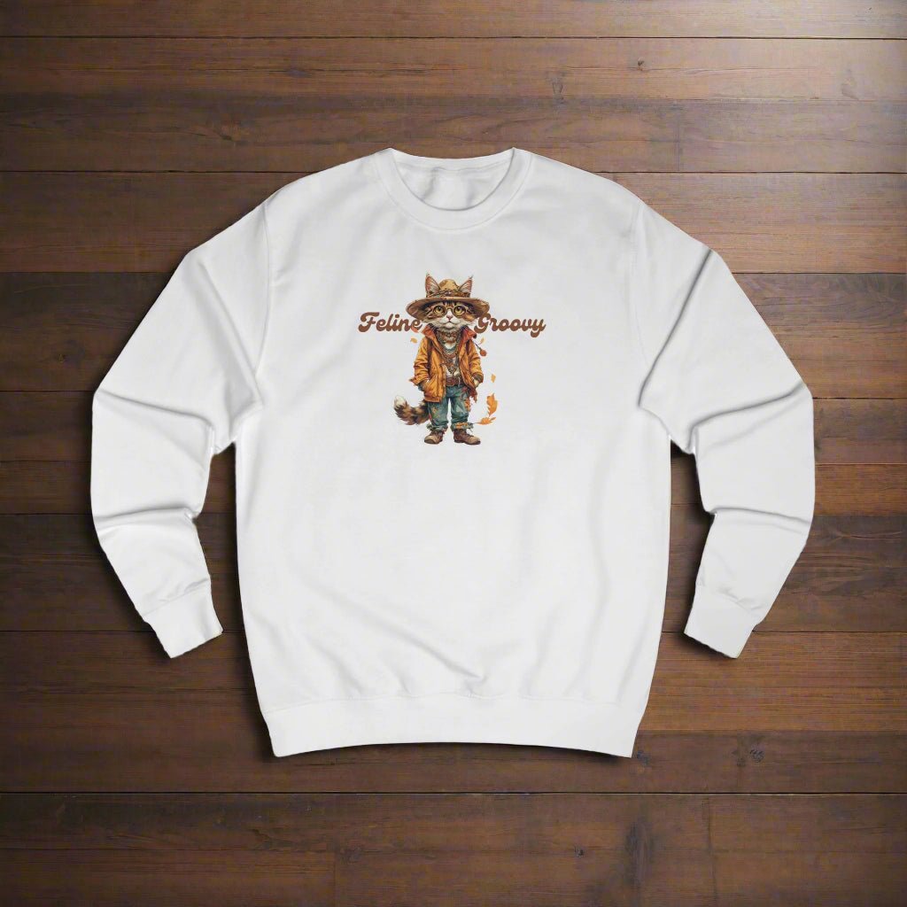 Feline Groovy — Unisex Sweatshirt