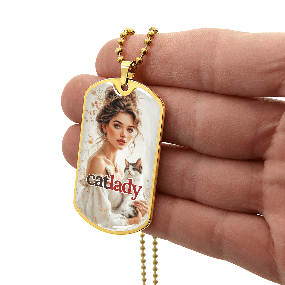Feminine Cat Lady Necklace