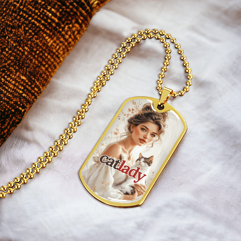 Feminine Cat Lady Necklace