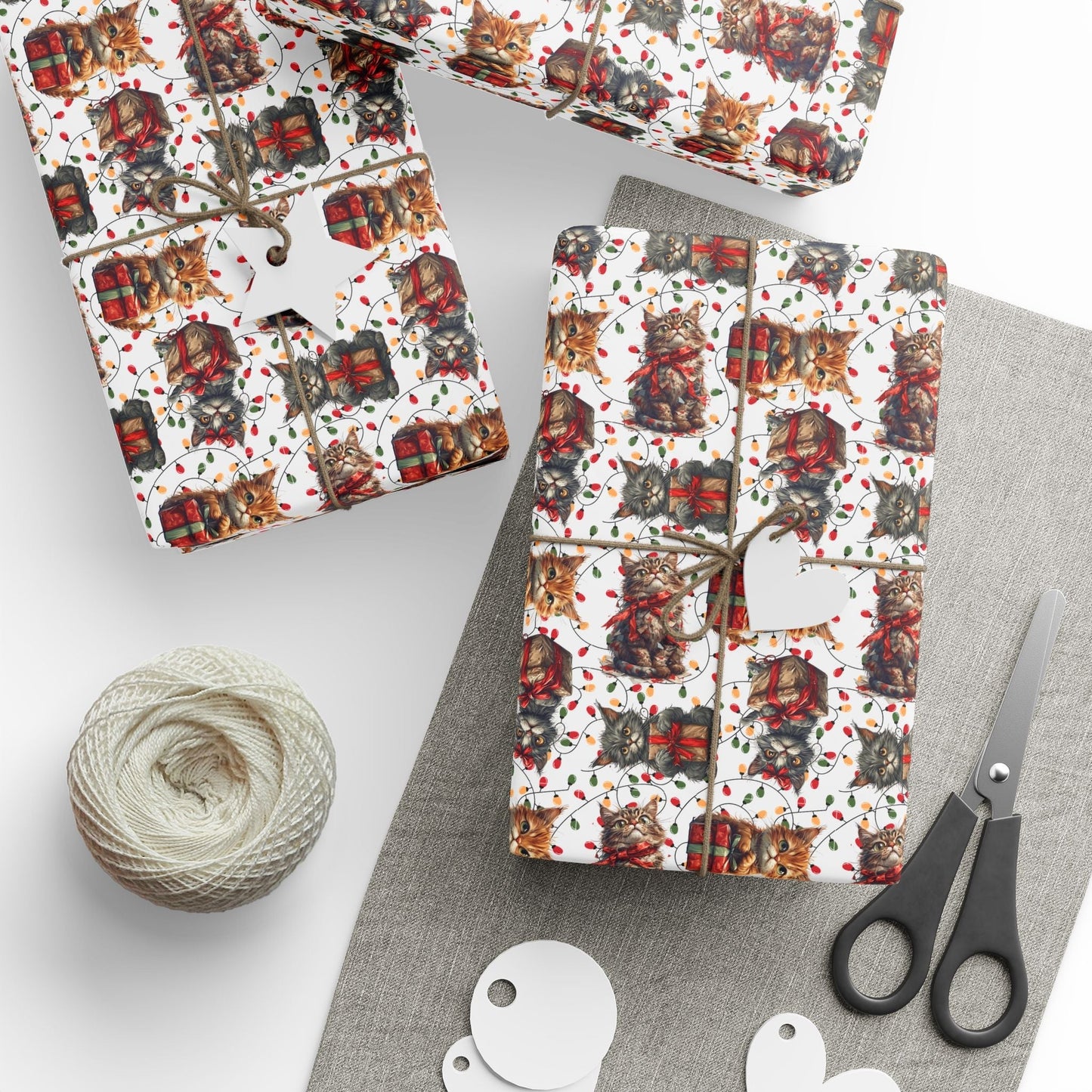 Festive Kitties Christmas Wrapping Paper