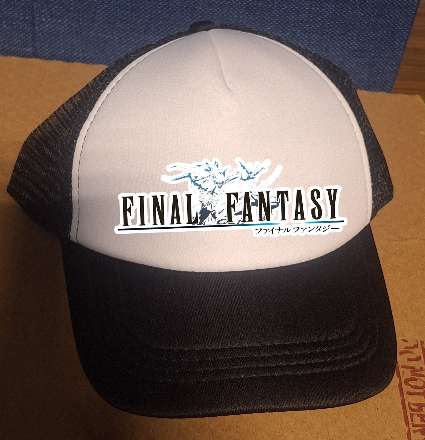 Adjustable Trucker Baseball Hat  Final Fantasy Video Game