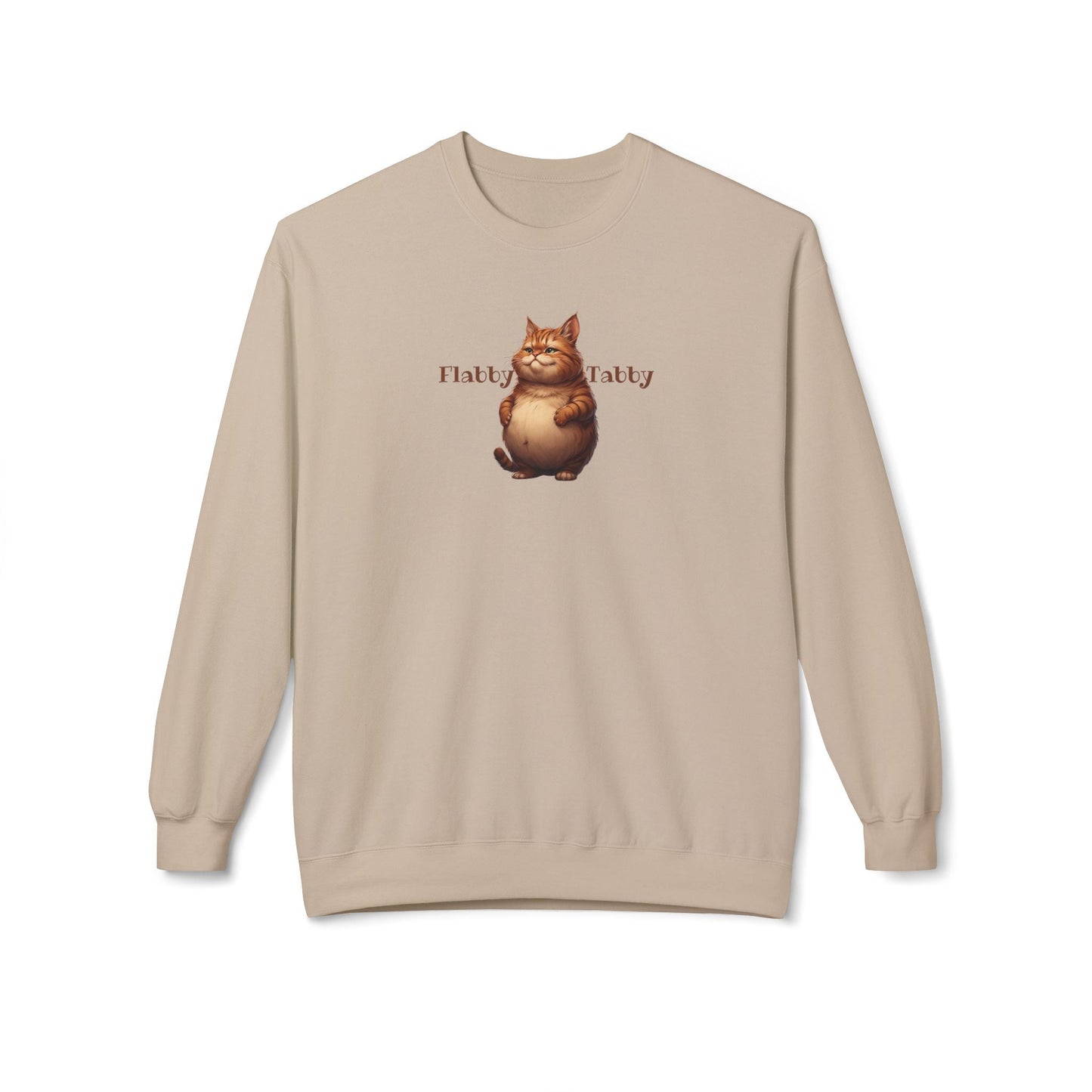 Flabby Tabby Fleece Sweatshirt