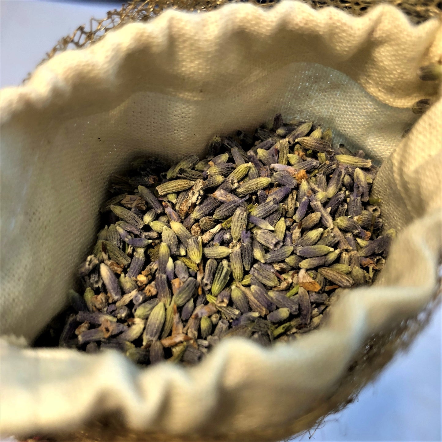 Wild Silk Lavender Sachet  - White Orchid