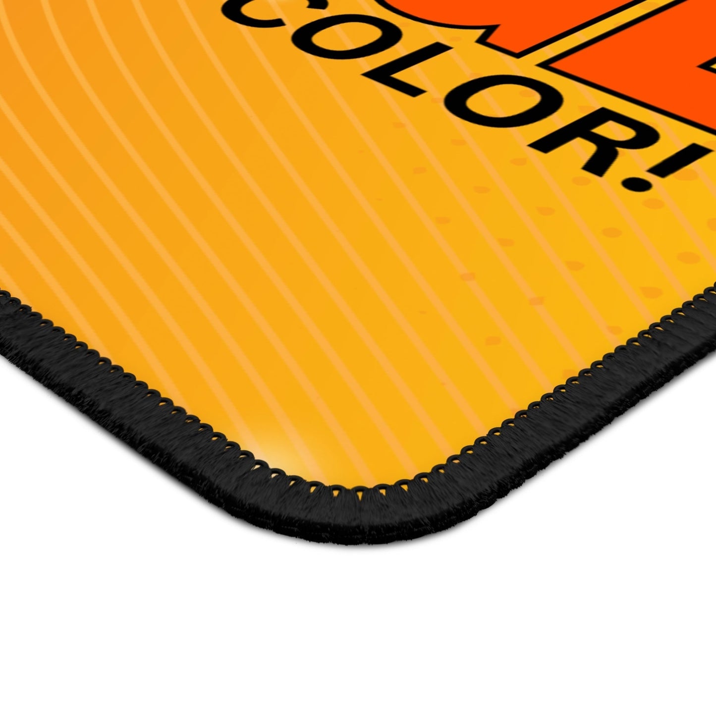 Orange Is Not My Color Mouse Pad | Funny Gaming Desk Mat
