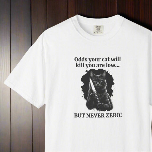 Funny Killer Cat Graphic Tee