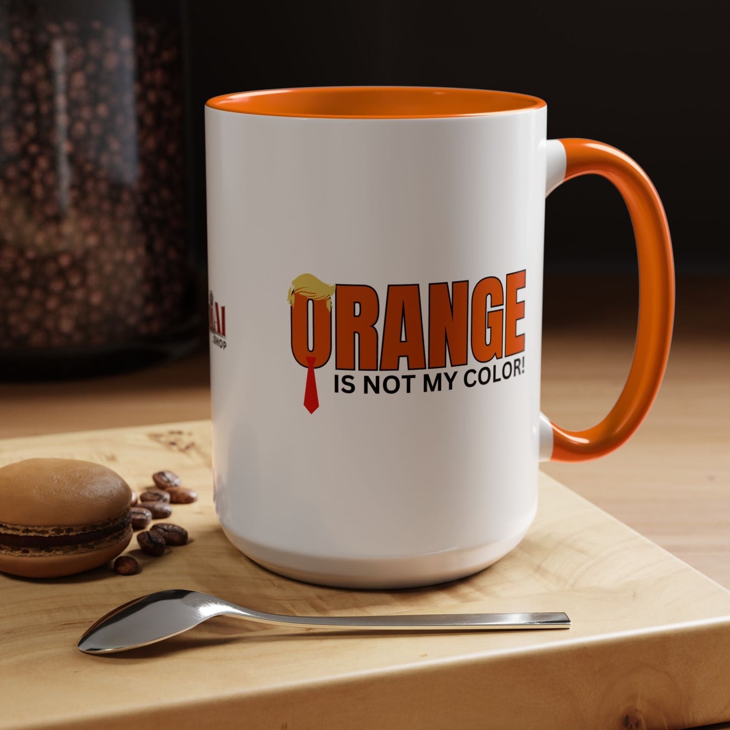 Orange Is Not My Color Accent Mug | Funny Coffee Mug (11oz, 15oz)