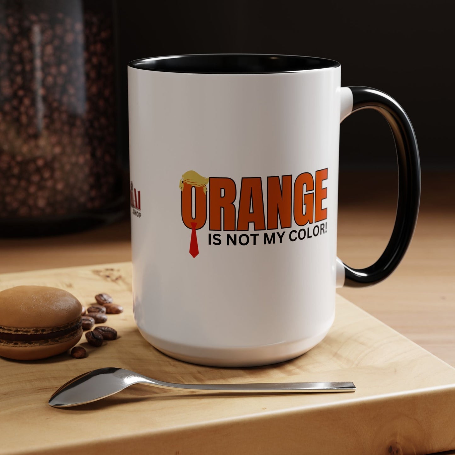 Orange Is Not My Color Accent Mug | Funny Coffee Mug (11oz, 15oz)