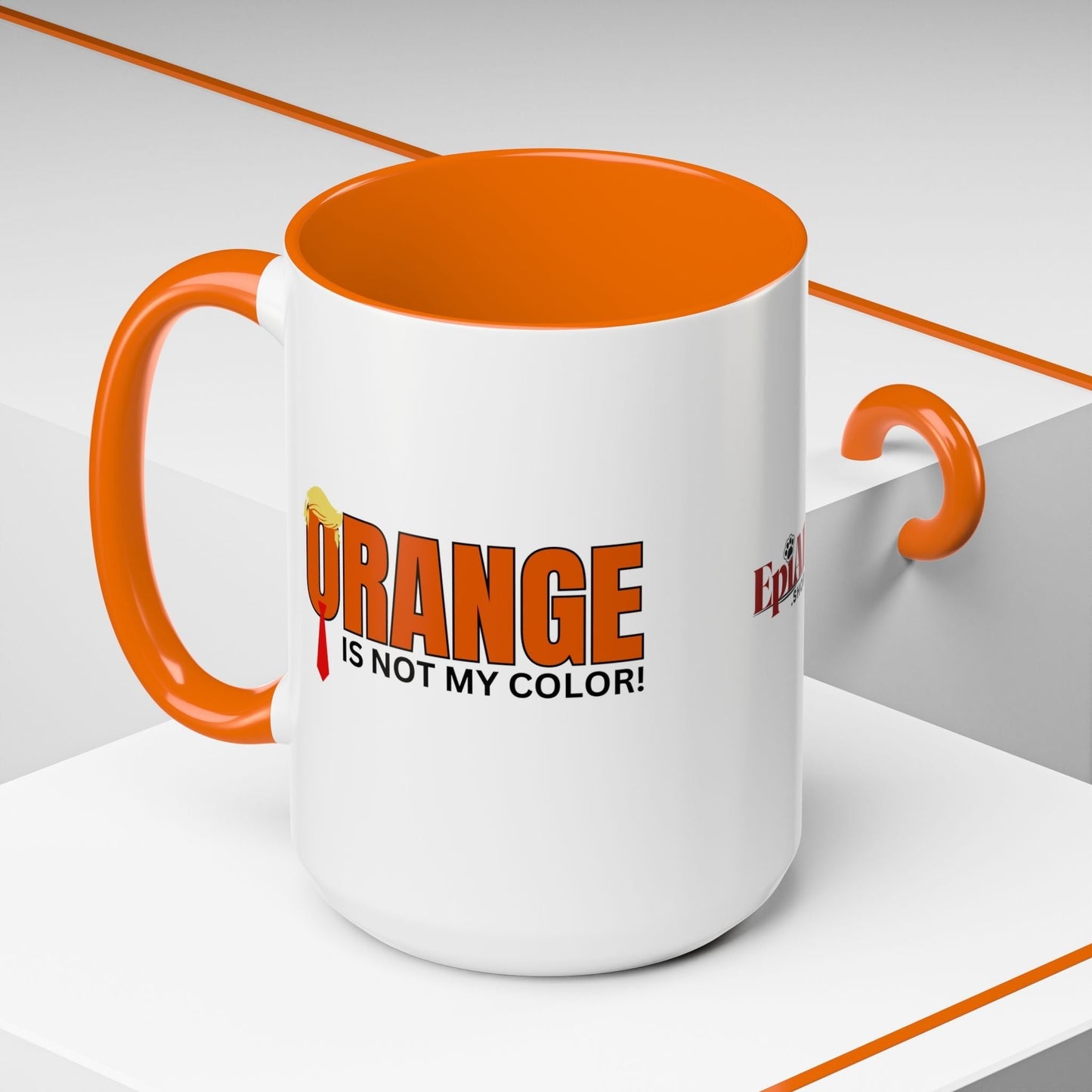 Orange Is Not My Color Accent Mug | Funny Coffee Mug (11oz, 15oz)