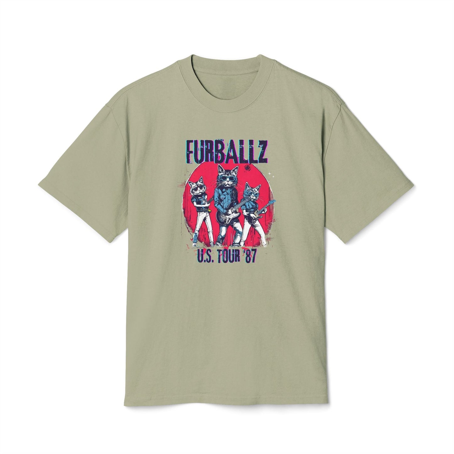 Furrballz Vintage 80s Style Graphic Band Tee