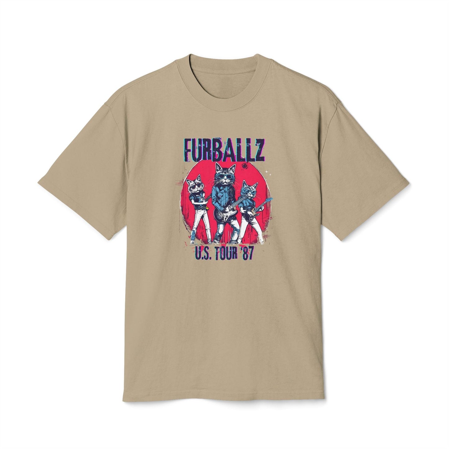 Furrballz Vintage 80s Style Graphic Band Tee
