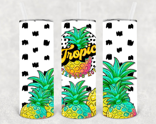 Tropic Like It's Hot 20 oz Skinny Tumbler